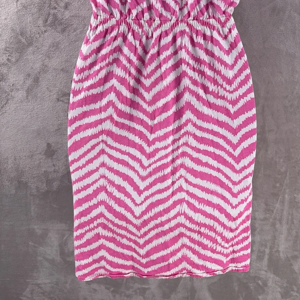 Lilly Pulitzer Windsor Strapless Dress Womens Size Large Pink Striped Mini - Picture 6 of 8